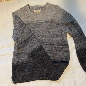 Ombré grey 100% cotton sweater